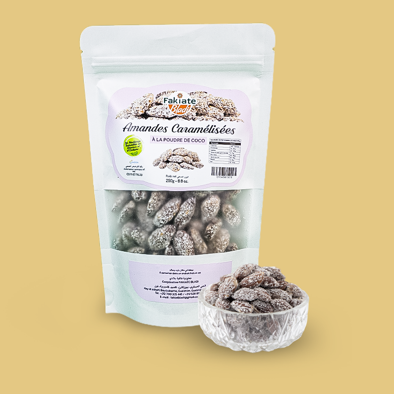 Amandes caramélisées – Noix de coco (250 g)