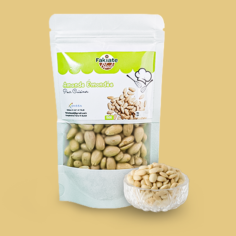 Amandes blanchies (pelées) – pour la cuisson