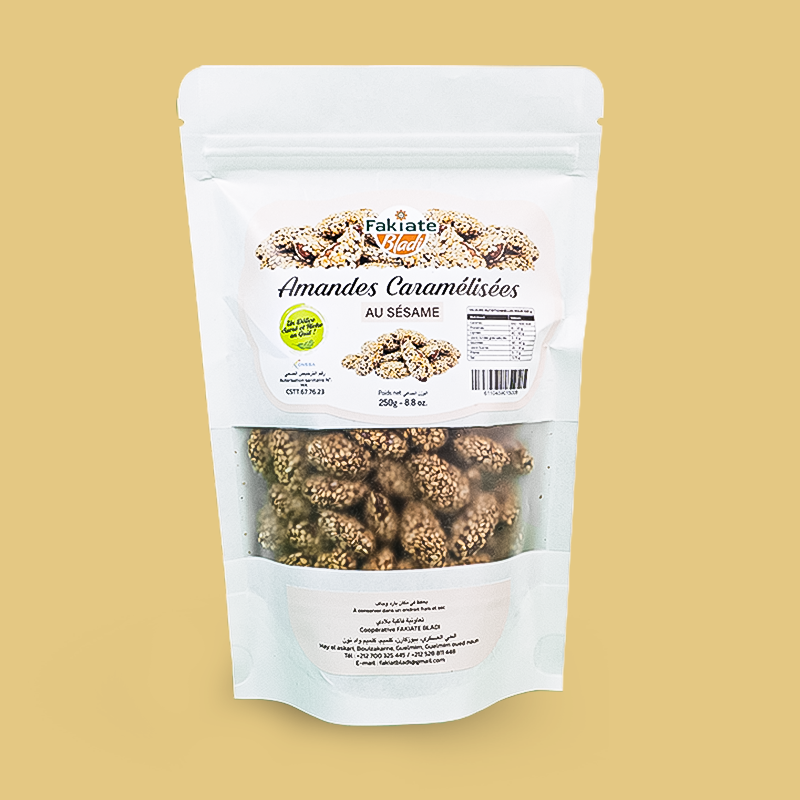 Amandes caramélisées – Sésame